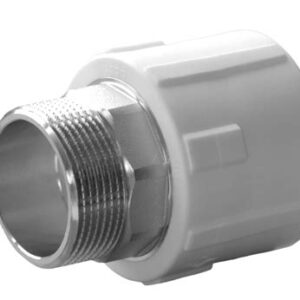 Муфта комб. с/наруж.резьбой 40х11/4" под ключ белая