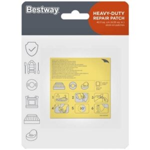 Рем. набор: 10 самоклеящихся заплаток из ПВХ повышенно (62068)