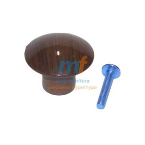 Ручка кнопка мебельная KL-358 АС (медь)