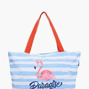 Сумка пляжная Спорт текст.59х14х36см на молнии 893735