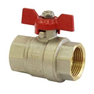 Кран шаровый ВР 3/4" бабочка со сливным клапаном IVR 68