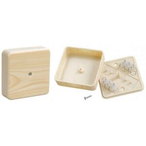 Коробка распр.ОП 75х75х30 с клемн. сосна HEGEL KPК2702 0201-И