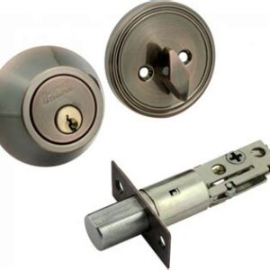 Замок врезной D1 (ст.медь) (кл/фикс.)  8942