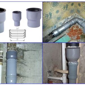 Стык д/чугунных и пластиковых труб 110  1283824