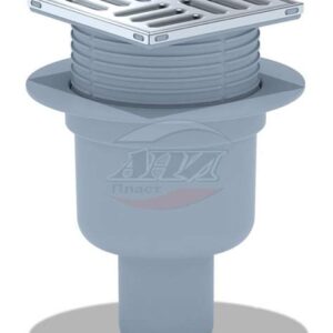 Трап 50 верт. 10х10 решетка TQ 5104