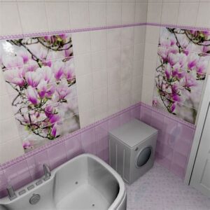 Панель ПВХ фриз 2700х250мм 3D NOVITA Магнолия сирен (узор)