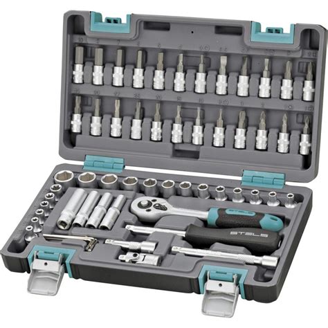 Набор инструментов 1/4" пласт.кейс