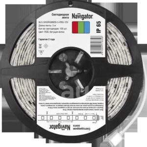 Лента Navigator СД 5w/RGBM ip65 5м 71834