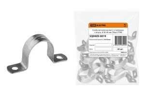 Скоба метал. 2-х лапковая с внутр. d 38-40мм