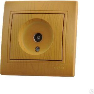 Розетка TV СП Мира оконечн. Ольха 701-0701-130