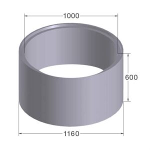 Кольцо стеновое КС 10-6 замок