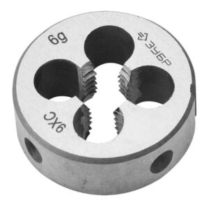 Плашка ЗУБР "МАСТЕР" круглая руч. д/нарез. метрич. резьбы м/шаг