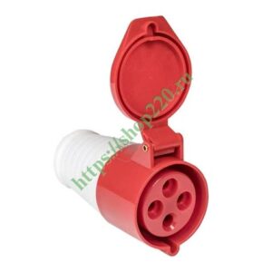 Розетка 224 переносная 3Р+РЕ 32А 380В IP44