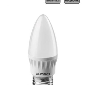 Лампа Онлайт LED С37 8w/27к E27 FR 71634