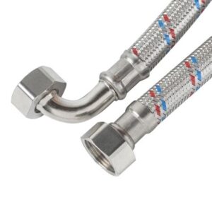 Подводка д/ст.машины 3/4" 14х150г/г мет.оплетка угл.