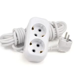 Удлинитель сетевой LUX У2-Е 2-местный с з/к 250В 16А