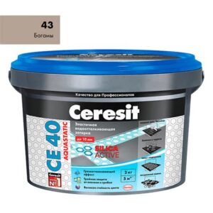 Затирка супер багамы бежевая 2 кг. №43 "CERESIT" 48600