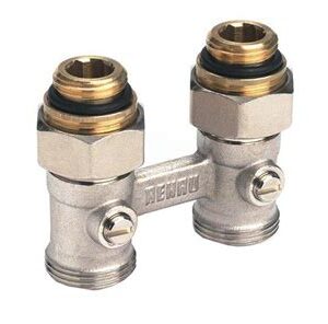 Пара шаровых кранов с/соед.нип. R1/2"хG3/4"