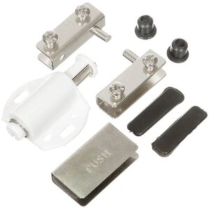 Магнит д/стеклянных дверей 2-ой хром