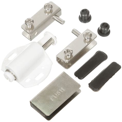 Магнит д/стеклянных дверей 2-ой хром