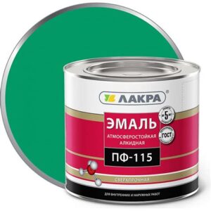 Эмаль ПФ-115 ярко-зеленая 0