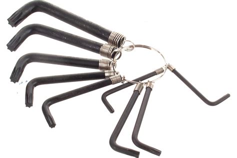 Набор ключей имбусовых 10-50мм 9 шт. на кольце TORX112667