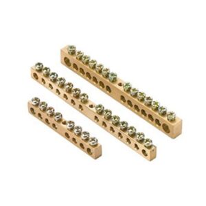 Шина N нулевая 8х12мм 10/1 (10группы/крепеж по центру)