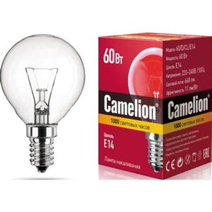 Лампа Camelion D 60W CL E14 30042