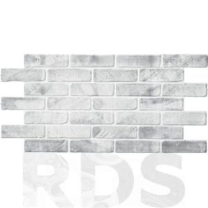 Панель ПВХ стен. декор 1020х495мм кирпич сер. стар.Грейс