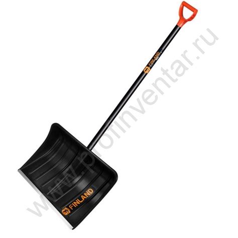 Лопата снеговая "FINLAND" широкая 1358-ч ЦИ