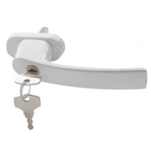 Завертка для окон KL-303 WW-ЕТ (белый с ключом)  0817