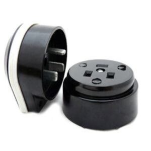 Разъем РШ-ВШ 32А 250В 2Р+РЕ ОУ черный