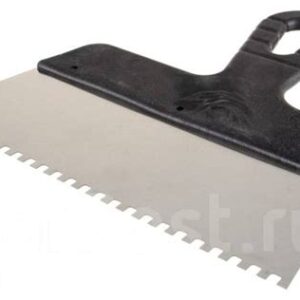 Шпатель нерж зубч с пласт.руч 300мм.10*10мм 129300 1215130 9850