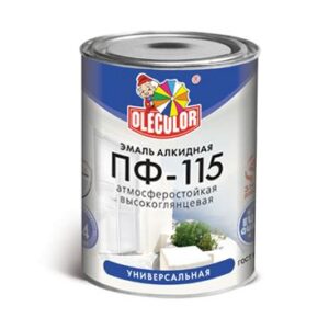Эмаль алкидная ПФ-115 зеленый 1