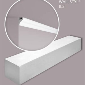 Плинтус 2м NMC HDPS "IL-3"/30 WALLSTYL     0002575