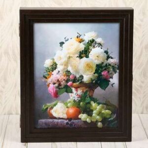 Ключница "БУКЕТ"  пирамида 30*25*5см венге (в ассортименте)