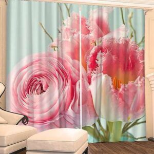 Изделие 145*260см "ЦВЕТЫ ДЛЯ ВАС" комплект 2шт