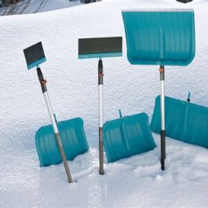 Лопата д/уборки снега 40см с/кромкой из нерж.стали/ Gardena  3242-20  03240-20