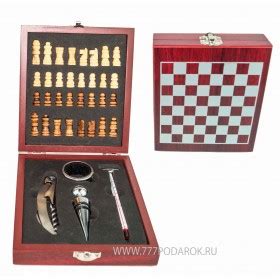 Набор д/вина с шахматами (в асс.) 3113782