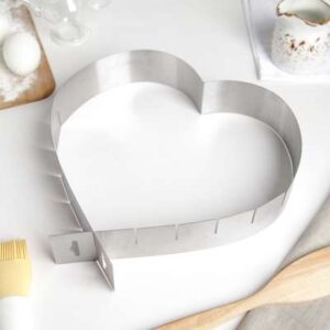 Форма кондитерская "СЕРДЦЕ" регулируемый р-р 14