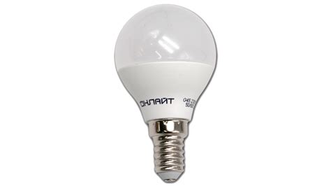 Лампа Онлайт LED G45 10w/4к E14 61966