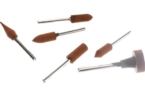 Насадки резиновые полировальные средн.зернистости