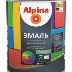 Эмаль алкидная универсальная шелковисто-матовая  0