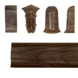 Угол наружный 56мм"Дуб мореный" 122 Рико Лео (уп. 2шт)