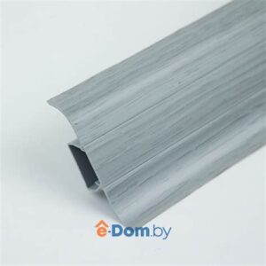 Плинтус напольный 56мм 102 "Ольха серая" 2