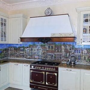 Фартук-панно ПВХ ГРЕЙС 992х596 "Плитка марбл" 58923