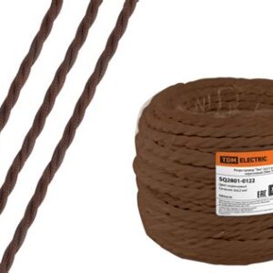 Провод Ретро "Эко"коричневый  2х2