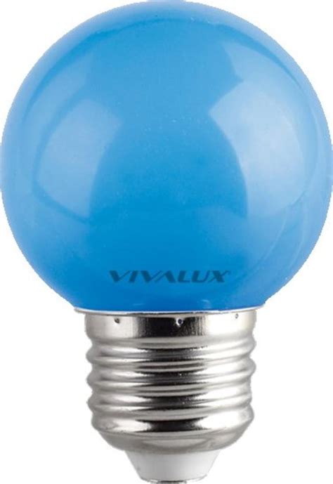 Лампа Navigator LED G45 1w/BLUE E27 71829