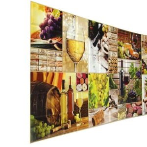 Панель ПВХ стен. декор 955х480мм Плитка Зимний сад Грейс