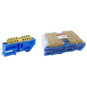 Шина N нулевая с/изолятор. 8х12мм 8  групп